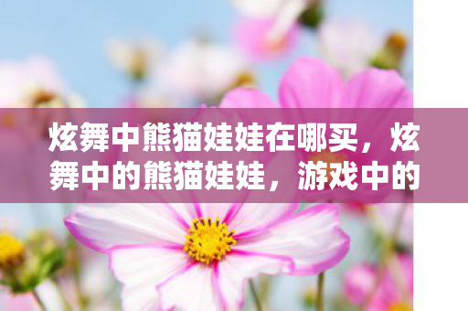 炫舞中熊猫娃娃在哪买,炫舞中的熊猫娃娃,游戏中的隐藏宝藏 炫舞中熊猫娃娃在哪买,炫舞中的熊猫娃娃,游戏中的隐藏宝藏