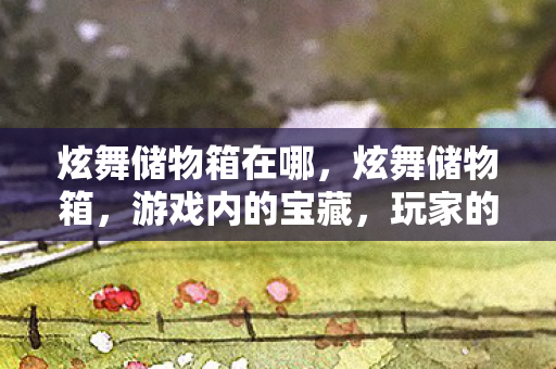 炫舞储物箱在哪,炫舞储物箱,游戏内的宝藏,玩家的得力助手 炫舞储物箱在哪,炫舞储物箱,游戏内的宝藏,玩家的得力助手