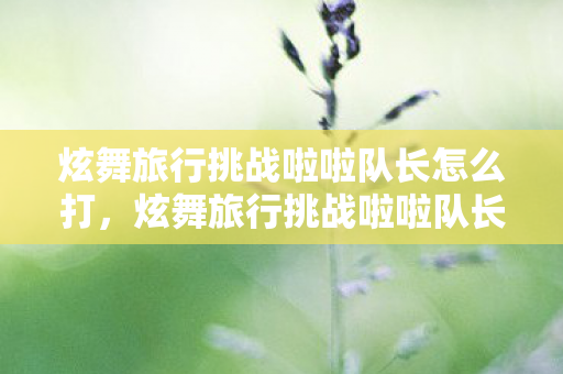 炫舞旅行挑战啦啦队长怎么打，炫舞旅行挑战啦啦队长，激情与勇气的旅程