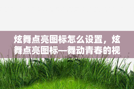 炫舞点亮图标怎么设置，炫舞点亮图标—舞动青春的视觉盛宴