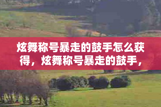 炫舞称号暴走的鼓手怎么获得,炫舞称号暴走的鼓手,探寻音乐与舞蹈的极致融合 炫舞称号暴走的鼓手怎么获得,炫舞称号暴走的鼓手,探寻音乐与舞蹈的极致融合