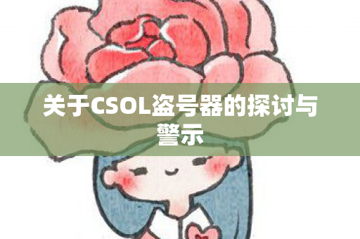 关于CSOL盗号器的探讨与警示 关于CSOL盗号器的探讨与警示