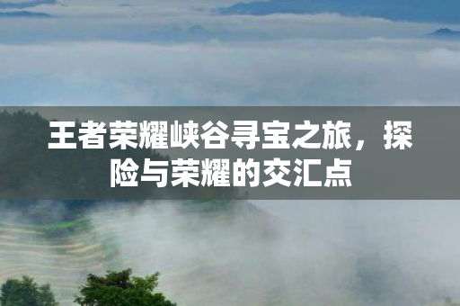 王者荣耀峡谷寻宝之旅,探险与荣耀的交汇点 王者荣耀峡谷寻宝之旅,探险与荣耀的交汇点