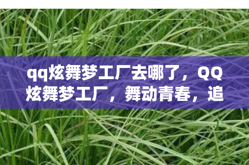 qq炫舞梦工厂去哪了,QQ炫舞梦工厂,舞动青春,追寻梦想的乐园 qq炫舞梦工厂去哪了,QQ炫舞梦工厂,舞动青春,追寻梦想的乐园
