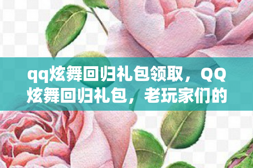 qq炫舞回归礼包领取,QQ炫舞回归礼包,老玩家们的专属福利! qq炫舞回归礼包领取,QQ炫舞回归礼包,老玩家们的专属福利!