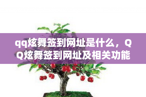 qq炫舞签到网址是什么,QQ炫舞签到网址及相关功能解析 qq炫舞签到网址是什么,QQ炫舞签到网址及相关功能解析