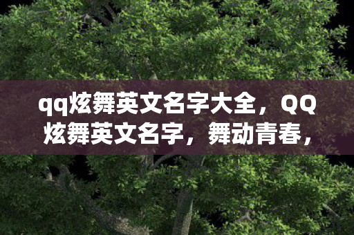 qq炫舞英文名字大全,QQ炫舞英文名字,舞动青春,跃动心跳的旋律 qq炫舞英文名字大全,QQ炫舞英文名字,舞动青春,跃动心跳的旋律
