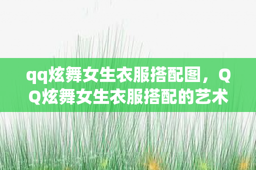 qq炫舞女生衣服搭配图，QQ炫舞女生衣服搭配的艺术与时尚魅力