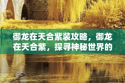 御龙在天合紫装攻略，御龙在天合紫，探寻神秘世界的奇幻之旅