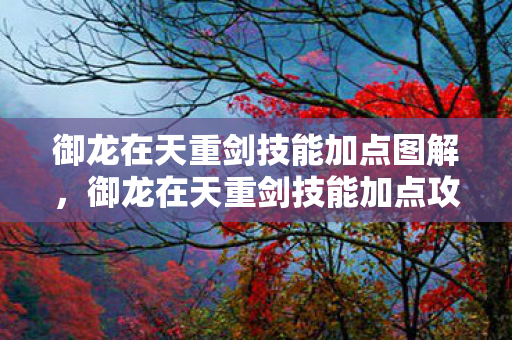 御龙在天重剑技能加点图解,御龙在天重剑技能加点攻略 御龙在天重剑技能加点图解,御龙在天重剑技能加点攻略