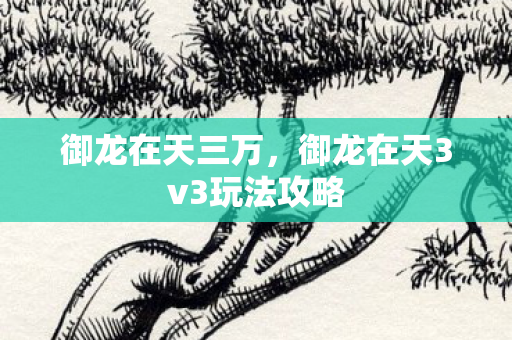 御龙在天三万,御龙在天3v3玩法攻略 御龙在天三万,御龙在天3v3玩法攻略