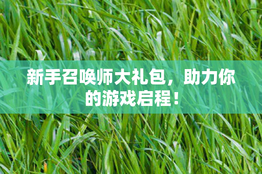 新手召唤师大礼包,助力你的游戏启程! 新手召唤师大礼包,助力你的游戏启程!