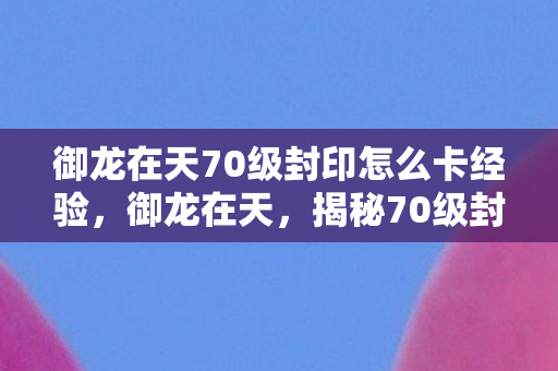 御龙在天70级封印怎么卡经验,御龙在天,揭秘70级封印的神秘面纱 御龙在天70级封印怎么卡经验,御龙在天,揭秘70级封印的神秘面纱