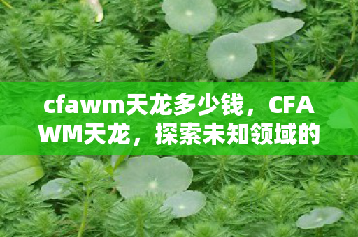 cfawm天龙多少钱,CFAWM天龙,探索未知领域的神秘力量 cfawm天龙多少钱,CFAWM天龙,探索未知领域的神秘力量
