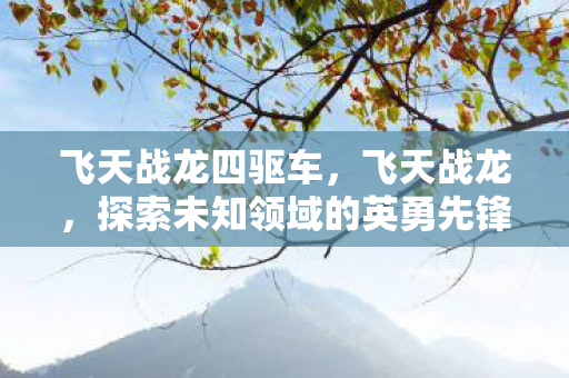 飞天战龙四驱车,飞天战龙,探索未知领域的英勇先锋 飞天战龙四驱车,飞天战龙,探索未知领域的英勇先锋