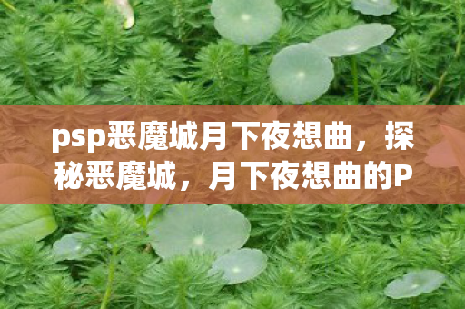 psp恶魔城月下夜想曲,探秘恶魔城,月下夜想曲的PSP版魅力 psp恶魔城月下夜想曲,探秘恶魔城,月下夜想曲的PSP版魅力