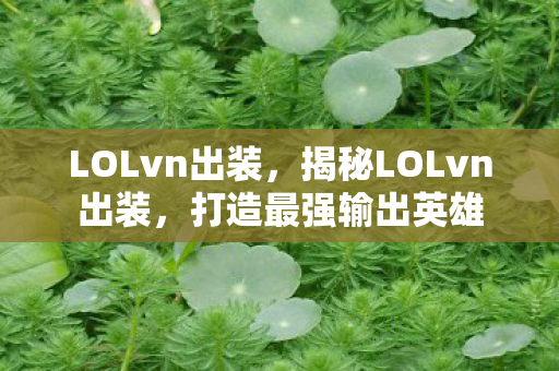 LOLvn出装,揭秘LOLvn出装,打造最强输出英雄 LOLvn出装,揭秘LOLvn出装,打造最强输出英雄