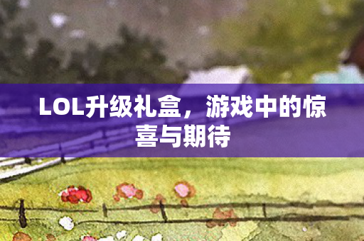 LOL升级礼盒,游戏中的惊喜与期待 LOL升级礼盒,游戏中的惊喜与期待