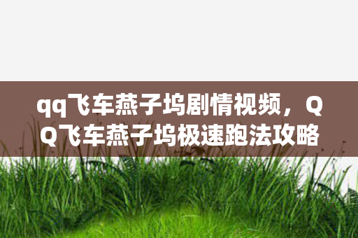 qq飞车燕子坞剧情视频,QQ飞车燕子坞极速跑法攻略 qq飞车燕子坞剧情视频,QQ飞车燕子坞极速跑法攻略