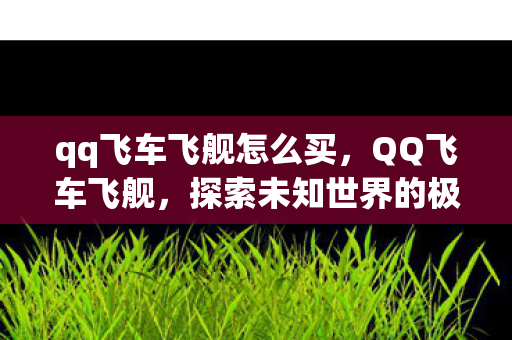 qq飞车飞舰怎么买，QQ飞车飞舰，探索未知世界的极速之旅