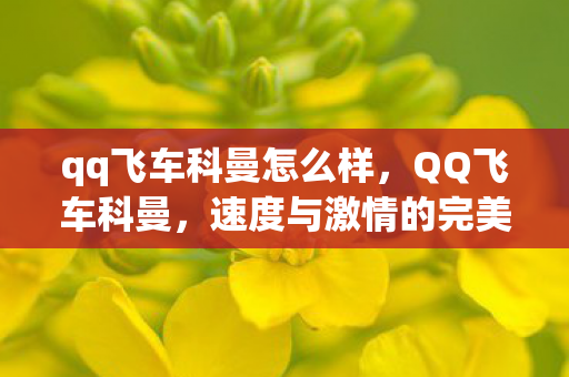 qq飞车科曼怎么样,QQ飞车科曼,速度与激情的完美融合 qq飞车科曼怎么样,QQ飞车科曼,速度与激情的完美融合
