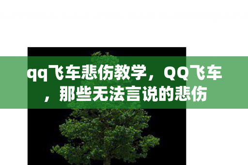 qq飞车悲伤教学,QQ飞车,那些无法言说的悲伤 qq飞车悲伤教学,QQ飞车,那些无法言说的悲伤