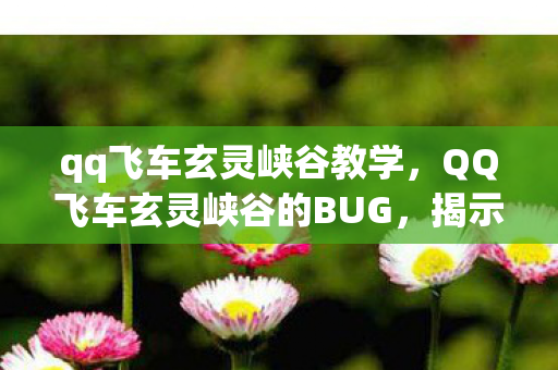 qq飞车玄灵峡谷教学,QQ飞车玄灵峡谷的BUG,揭示与应对之策 qq飞车玄灵峡谷教学,QQ飞车玄灵峡谷的BUG,揭示与应对之策