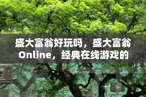 盛大富翁好玩吗,盛大富翁Online,经典在线游戏的魅力与回忆 盛大富翁好玩吗,盛大富翁Online,经典在线游戏的魅力与回忆