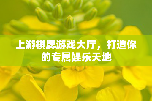 上游棋牌游戏大厅,打造你的专属娱乐天地 上游棋牌游戏大厅,打造你的专属娱乐天地