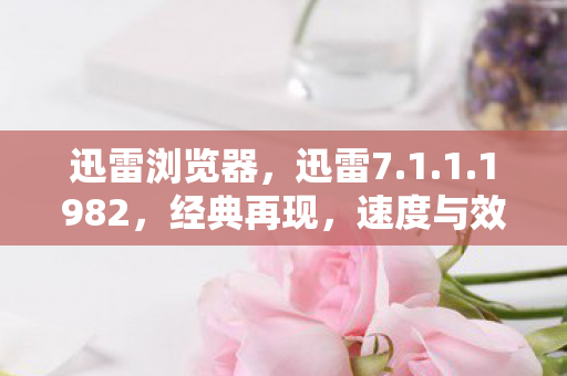 迅雷浏览器,迅雷7.1.1.1982,经典再现,速度与效率的完美融合 迅雷浏览器,迅雷7.1.1.1982,经典再现,速度与效率的完美融合