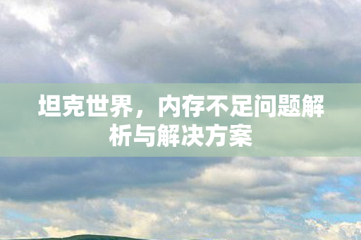 坦克世界,内存不足问题解析与解决方案 坦克世界,内存不足问题解析与解决方案