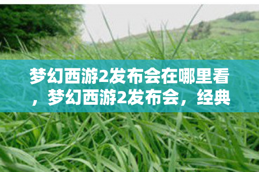 梦幻西游2发布会在哪里看，梦幻西游2发布会，经典再现，未来可期