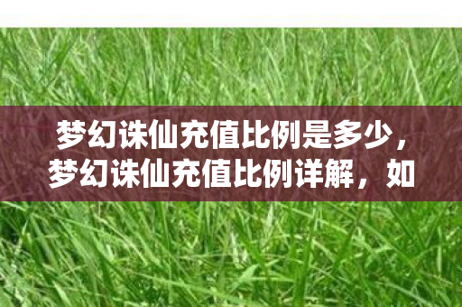 梦幻诛仙充值比例是多少,梦幻诛仙充值比例详解,如何最划算地享受游戏乐趣 梦幻诛仙充值比例是多少,梦幻诛仙充值比例详解,如何最划算地享受游戏乐趣