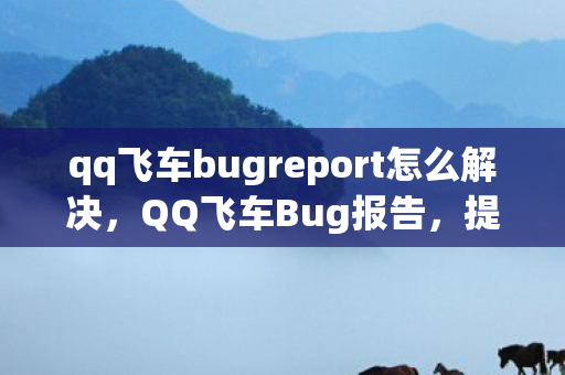 qq飞车bugreport怎么解决,QQ飞车Bug报告,提升游戏体验,共创完美赛道 qq飞车bugreport怎么解决,QQ飞车Bug报告,提升游戏体验,共创完美赛道