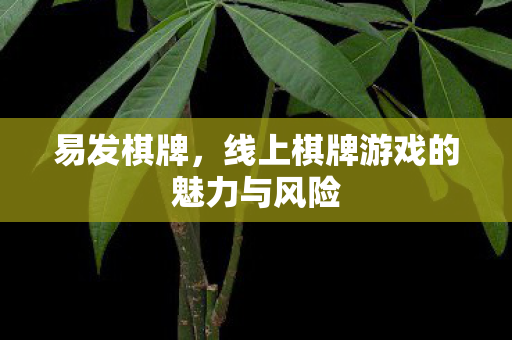 易发棋牌,线上棋牌游戏的魅力与风险 易发棋牌,线上棋牌游戏的魅力与风险