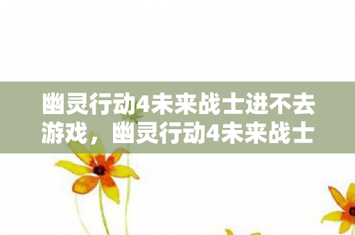 幽灵行动4未来战士进不去游戏,幽灵行动4未来战士进不去怎么办? 幽灵行动4未来战士进不去游戏,幽灵行动4未来战士进不去怎么办?