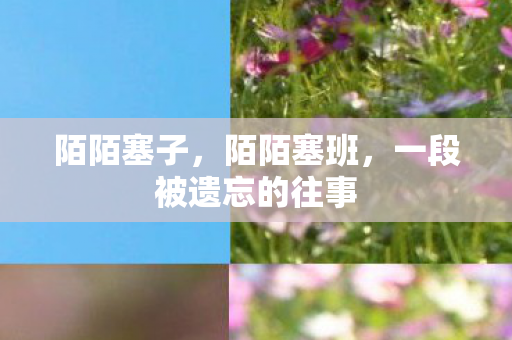 陌陌塞子，陌陌塞班，一段被遗忘的往事