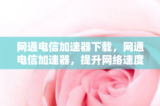 网通电信加速器下载，网通电信加速器，提升网络速度，畅享高速体验