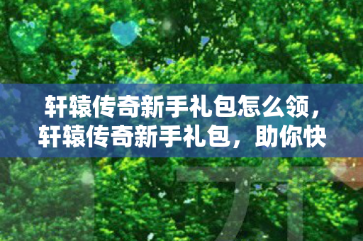 轩辕传奇新手礼包怎么领,轩辕传奇新手礼包,助你快速启程的秘籍 轩辕传奇新手礼包怎么领,轩辕传奇新手礼包,助你快速启程的秘籍