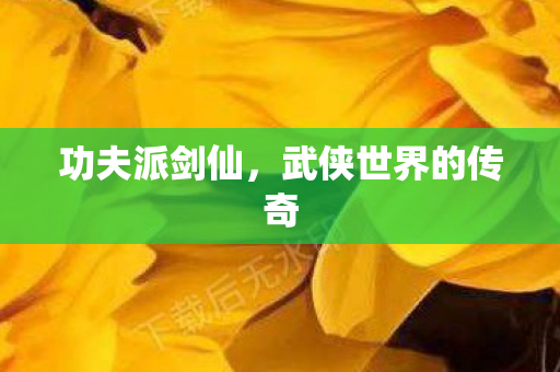 功夫派剑仙,武侠世界的传奇 功夫派剑仙,武侠世界的传奇