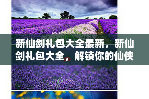 新仙剑礼包大全最新,新仙剑礼包大全,解锁你的仙侠之旅 新仙剑礼包大全最新,新仙剑礼包大全,解锁你的仙侠之旅