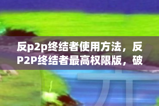反p2p终结者使用方法,反P2P终结者最高权限版,破解网络控制的利器 反p2p终结者使用方法,反P2P终结者最高权限版,破解网络控制的利器