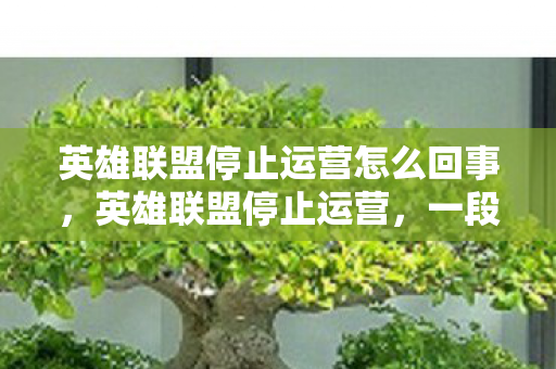 英雄联盟停止运营怎么回事,英雄联盟停止运营,一段传奇的终结 英雄联盟停止运营怎么回事,英雄联盟停止运营,一段传奇的终结