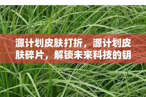 源计划皮肤打折，源计划皮肤碎片，解锁未来科技的钥匙