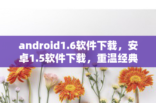 android1.6软件下载,安卓1.5软件下载,重温经典,体验复古魅力 android1.6软件下载,安卓1.5软件下载,重温经典,体验复古魅力