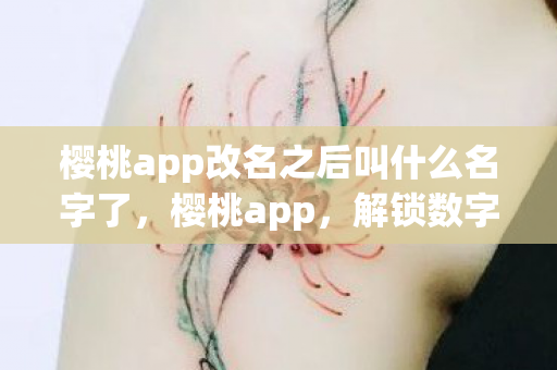 樱桃app改名之后叫什么名字了,樱桃app,解锁数字时代下的新娱乐方式 樱桃app改名之后叫什么名字了,樱桃app,解锁数字时代下的新娱乐方式