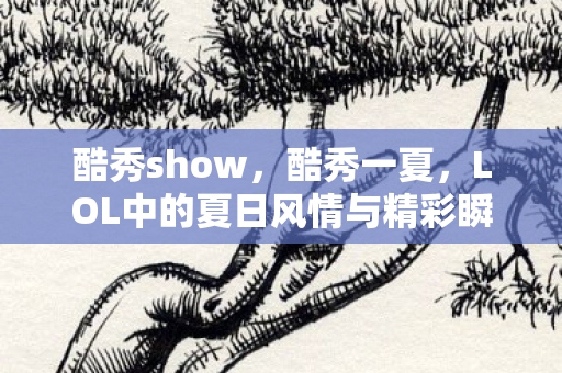 酷秀show，酷秀一夏，LOL中的夏日风情与精彩瞬间