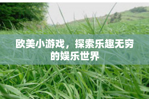 欧美小游戏,探索乐趣无穷的娱乐世界 欧美小游戏,探索乐趣无穷的娱乐世界