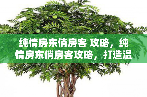 纯情房东俏房客 攻略，纯情房东俏房客攻略，打造温馨和谐的租房生活