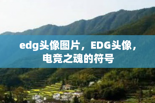 edg头像图片,EDG头像,电竞之魂的符号 edg头像图片,EDG头像,电竞之魂的符号